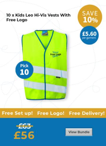 10 kids leo hi vis vest bundle 22 02 2025 10 kids leo hi vis vest bundle 22 02 2025
